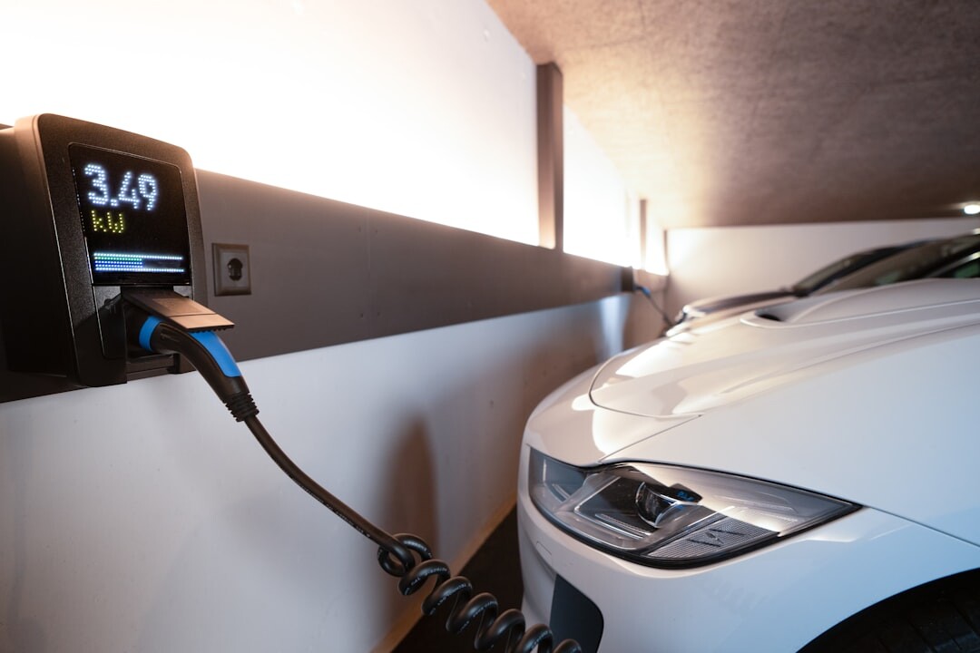 Electric vehicle charging at modern charging station